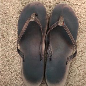 Rainbow flip flops - used worn condition